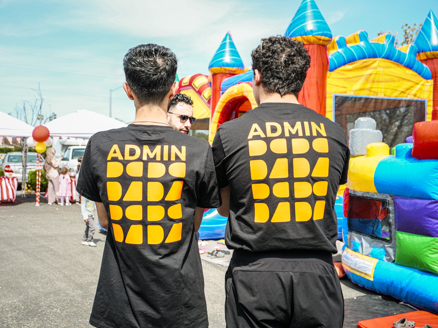 Bamrec admin staff on shift at a community event
